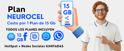 Costo por 1 Plan de 15 Gb 