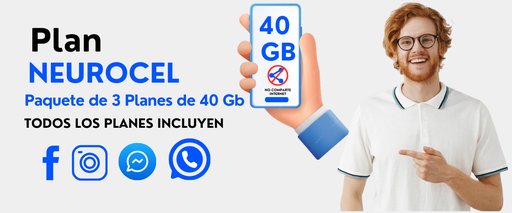 Paquete de 3 Planes de 40 Gb 